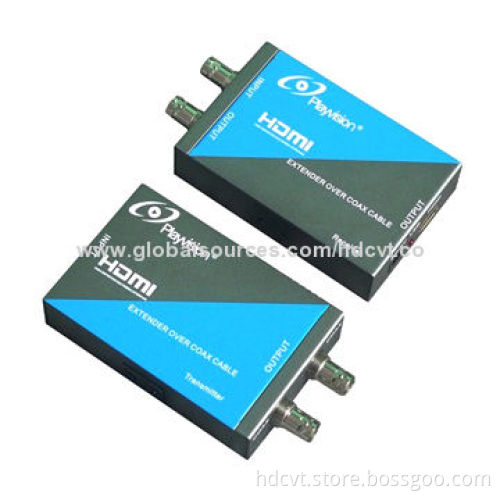 HDMI Over Single Coax Extenders (RG-6U Cables 120M), HD Video Solution for Supermarket